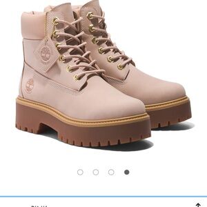NWT Timberland Stone Street Women's Pink Boots 6.5